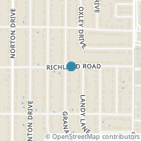 Map location of 3628 Granada Dr, Richland Hills TX 76118
