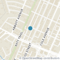 Map location of 4242 Buena Vista Street #23, Dallas, TX 75205
