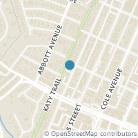 Map location of 4241 Buena Vista Street #18, Dallas, TX 75205