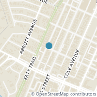 Map location of 4310 Buena Vista Street #7, Dallas, TX 75205