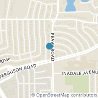 Map location of 2665 Peavy Rd, Dallas TX 75228