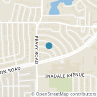 Map location of 2231 Dorian Place, Dallas, TX 75228