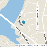 Map location of 7037 Greenbriar Crescent Street, Lake Worth, TX 76135