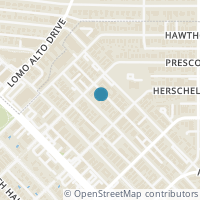 Map location of 4424 Holland Avenue #201, Dallas, TX 75219