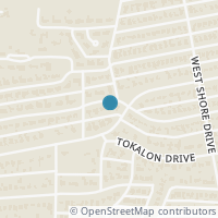 Map location of 6856 Lakeshore Drive, Dallas, TX 75214