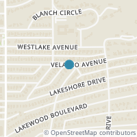 Map location of 2535 Cambria Boulevard, Dallas, TX 75214