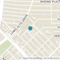 Map location of 4520 Holland Avenue #209, Dallas, TX 75219