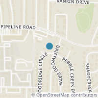 Map location of 4200 Woodridge Circle, Euless, TX 76040