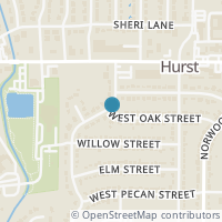 Map location of 352 Ridgeland Oak Drive, Fort Worth, TX 76120