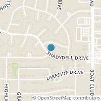 Map location of 6218 Shadydell Drive, Fort Worth, TX 76135