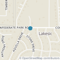 Map location of 16 Stone Court, Lakeside, TX 76108