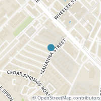 Map location of 4947 N Hall Street, Dallas, TX 75235