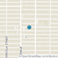 Map location of 5726 Goodwin Avenue, Dallas, TX 75206