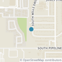 Map location of 908 Mills Drive, Euless, TX 76040