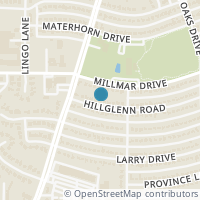 Map location of 2329 Hillglenn Rd, Dallas TX 75228