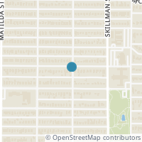 Map location of 5946 Marquita Avenue, Dallas, TX 75206