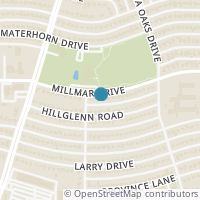 Map location of 2414 Millmar Dr #B, Dallas TX 75228
