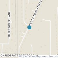 Map location of 128 Lakeside Oaks Circle, Lakeside, TX 76135