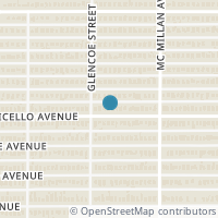 Map location of 5415 Monticello Avenue, Dallas, TX 75206
