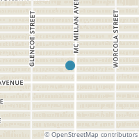Map location of 5446 Merrimac Avenue, Dallas, TX 75206