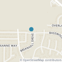 Map location of 6500 Basswood Drive, Fort Worth, TX 76135