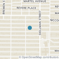 Map location of 6011 Mercedes Avenue, Dallas, TX 75206