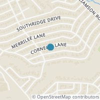 Map location of 6922 Cornelia Lane, Dallas, TX 75214
