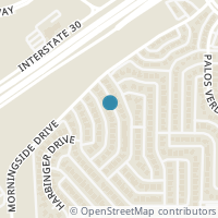 Map location of 4708 Knollview Ln, Mesquite TX 75150