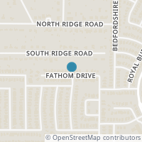 Map location of 5800 Fathom Drive, Fort Worth, TX 76135
