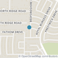 Map location of 5025 Bedfordshire Drive, Fort Worth, TX 76135