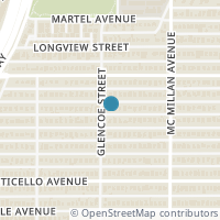 Map location of 5406 Morningside Avenue, Dallas, TX 75206