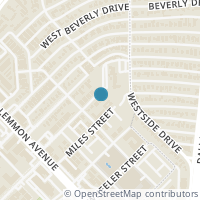Map location of 3718 Dorothy Avenue, Dallas, TX 75209