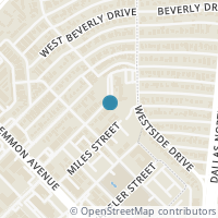 Map location of 3724 Dorothy Ave, Dallas TX 75209
