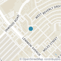 Map location of 5507 La Foy Boulevard, Dallas, TX 75209