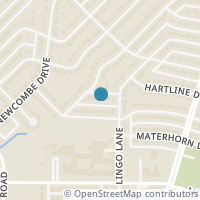 Map location of 2236 Hartline Drive, Dallas, TX 75228