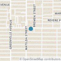 Map location of 5808 Mccommas Boulevard #A108, Dallas, TX 75206