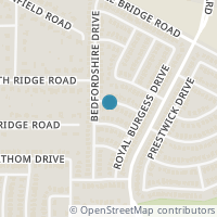 Map location of 5609 Wiltshire Drive, Fort Worth, TX 76135