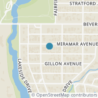 Map location of 3917 Miramar Avenue, Highland Park, TX 75205