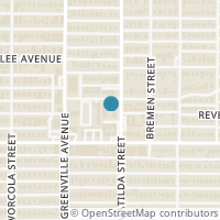 Map location of 5740 Martel Avenue #A17, Dallas, TX 75206