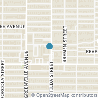 Map location of 5740 Martel Avenue #B14, Dallas, TX 75206