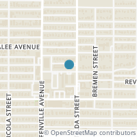 Map location of 5757 Martel Avenue #A06, Dallas, TX 75206