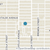 Map location of 5757 Martel Ave #B09, Dallas TX 75206