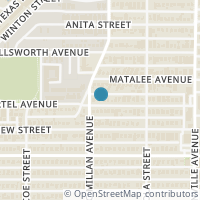 Map location of 5509 Martel Ave, Dallas TX 75206