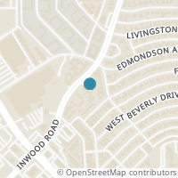 Map location of 3800 Inwood Road #111, Dallas, TX 75209