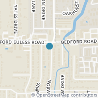 Map location of 1229 Norwood Drive, Hurst, TX 76053
