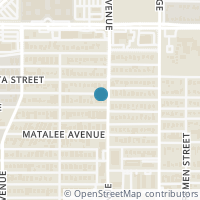 Map location of 5639 Ellsworth Avenue, Dallas, TX 75206