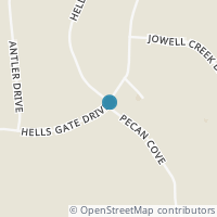 Map location of 7077 W Hells Gate Drive, Strawn, TX 76475
