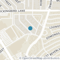 Map location of 6330 Bordeaux Avenue, Dallas, TX 75209