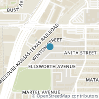 Map location of 5339 Anita Street, Dallas, TX 75206