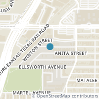 Map location of 5415 Anita Street, Dallas, TX 75206